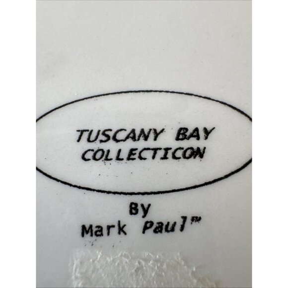 Mark Paul Hand Painted Signed Tuscany Bay Collection 7” Inch Ceramic Plate - Picture 5 of 10